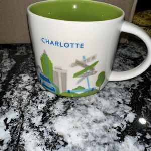 Starbucks CHARLOTTE North Carolina NC COFFEE MUG You Are Here 2015 14 Oz